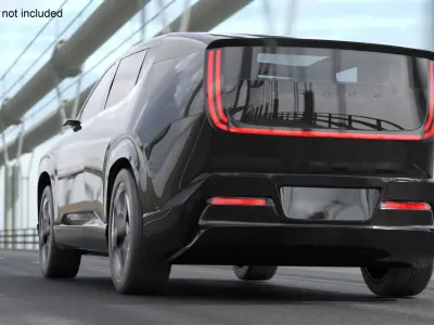 Honda 0-Series Premium Concept SUV Black 3D model
