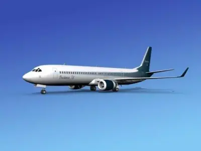Boeing 737-900ER BBJ 3D model
