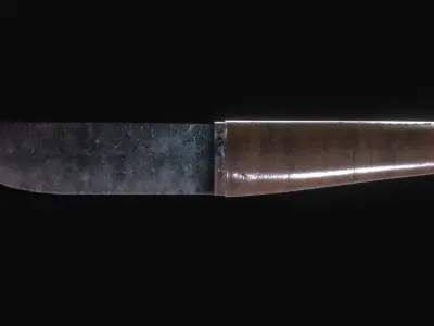 Viking Knife Low-poly 3D model
