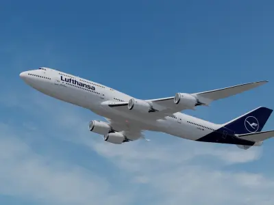 Boeing 747-8i 3D model