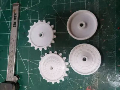 firefly mole wheels for thunderbird tracked vehicles  3D print model