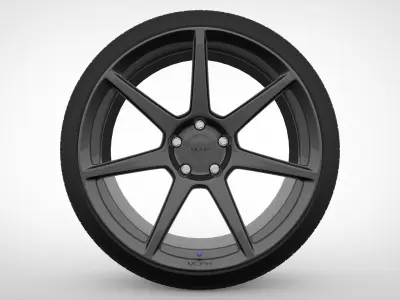 Wheel MORR Spunforged FS77 Model 3D model