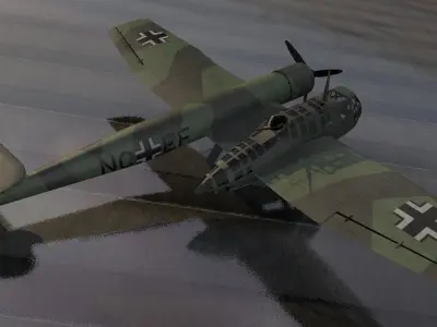 Blohm und Voss Bv-141B 3D model