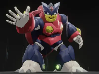 Rainy Turtloid 3D model