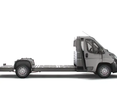 Peugeot Boxer 3540 L4 PlatformCab HQInterior 2023 3D model