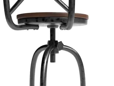 Bar Stool Free 3D model shop