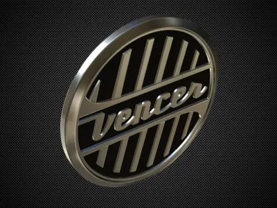 vencer logo 3D model