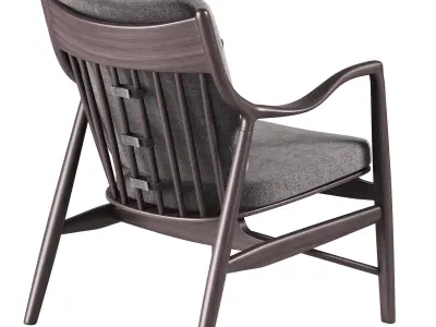 Aalborg Armchair dark gray By DeepHouse 3D model