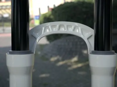 MTB Downhill Fork Suspension 3D model