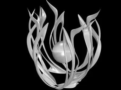 AUREON CORE SCULPTURE 3D model