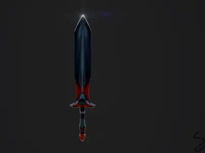 Jelly Sword INT Free low-poly 3D model