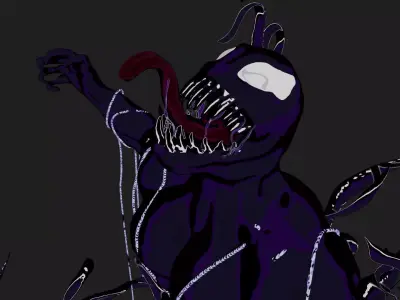 venom sculpt 3D model