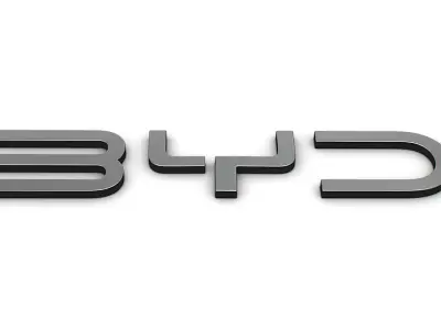 BYD logo 3D model