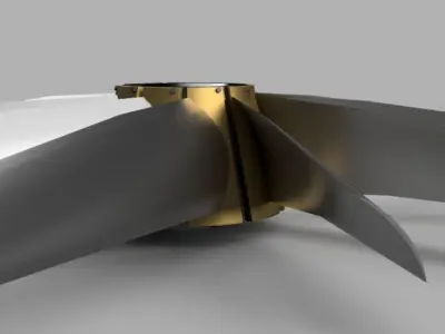 mechanical fan 2 3D model