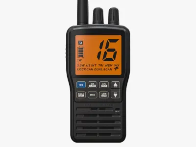 Handheld VHF Radio 3D model