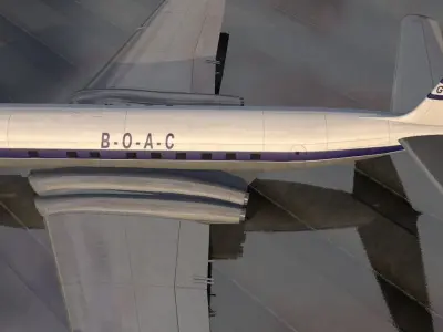 De Havilland DH 106 Comet Mk-1 3D model