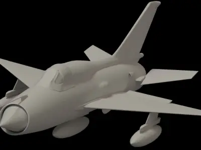 Mig 21 -no textures- 3D model