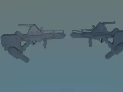Alien WTA Gun  3D model