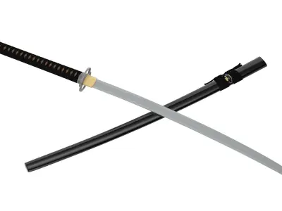 Iaito Sword 3D model