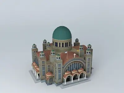 Church SAINT ANDREW Free 3D model