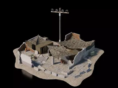 Warzone - Makeshift Storage 3D model