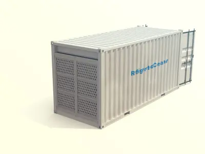 Refrigerated Container 3D model purchase