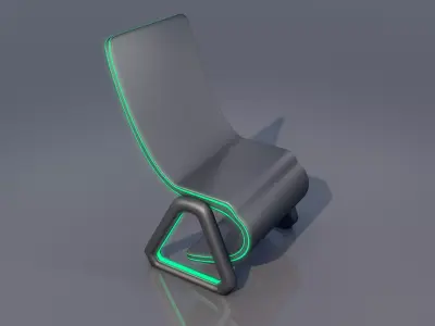 Sci Fi Chair 3D model get