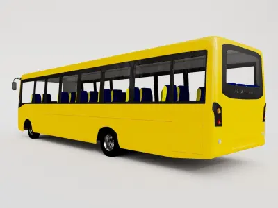 Bharath Benz Bus 3D model
