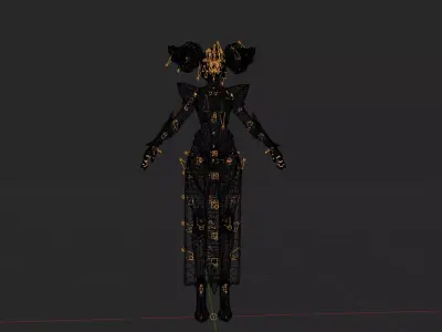 Princess - Game Ready Low-poly 3D model