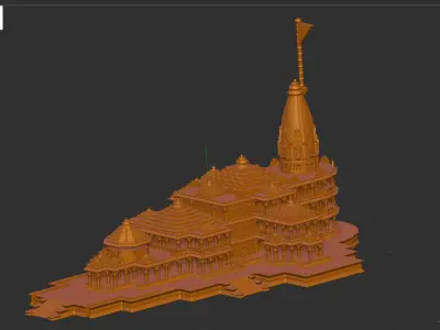 Ram Mandir 3D print model