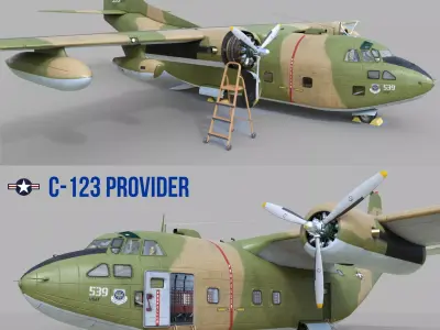 C-123 Provider 3D model