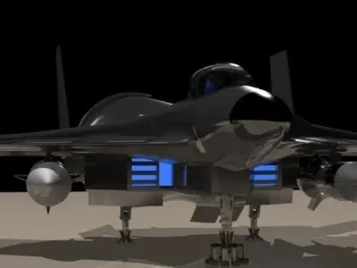 jet ship 4 Free 3D model