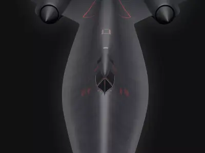 Lockheed SR-71 Blackbird 3D model