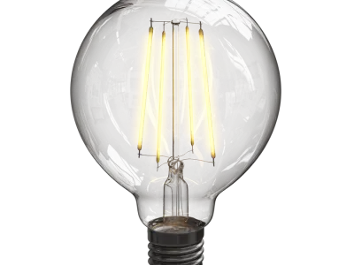  Clear Globe Vintage Light Bulb Model 