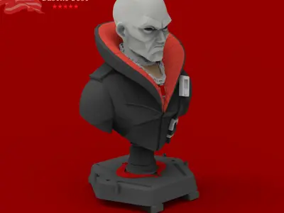 GI JOE characters Destro Bust 3D print model