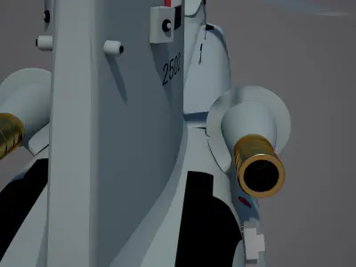 UAE Air Force Chinook CH - 47 F 3D model