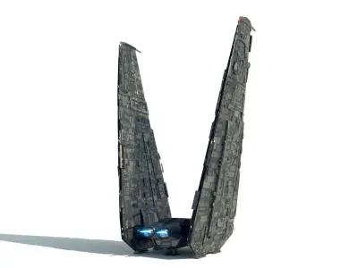 Spaceship star wars 3D model get