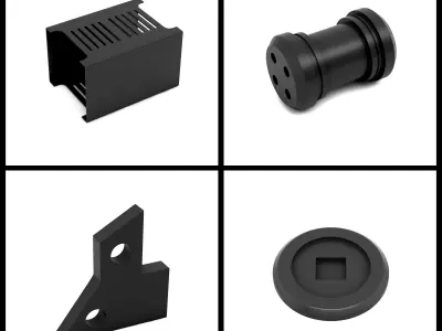 100 Hard Surface Kitbash 3D model