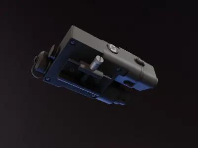 SOT Aspid Laser Designator Low-poly 3D model