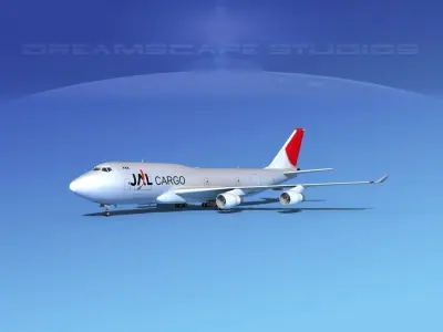 Boeing 747-400 JAL Cargo 3D model