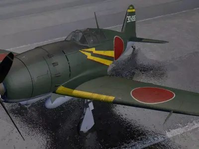 Mitsubishi J2M3 Raiden - aka Jack 3D model