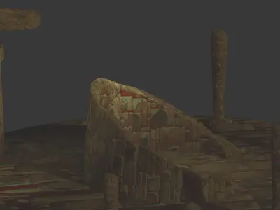 Antic Temple Ruins 3D model