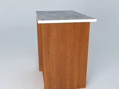 DU100 kitchen cabin Free 3D model