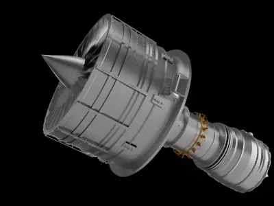 Jet Engine 3D print model