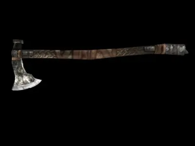axe of viking Free 3D model