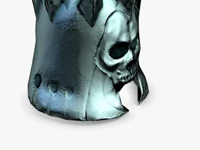 Helmet lord of rings skull Free low-poly 3D model