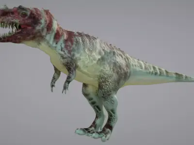 Ceratosaurus t-rex dinosaur 3D model