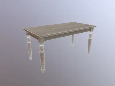 Table for AR application Free low-poly 3D model