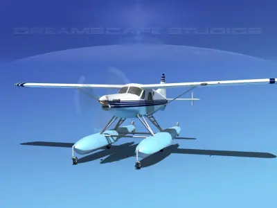 DeHavilland DHC-2 Turbo Beaver V20 3D model