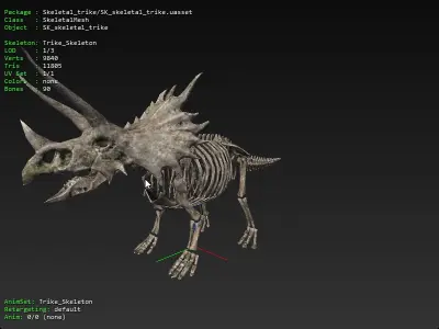 Three for the Price of One Triceratops ARK Survival 3D print model